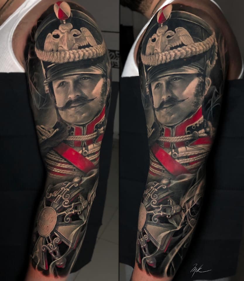 tattoo-frankfurt-soldat-auf-arm